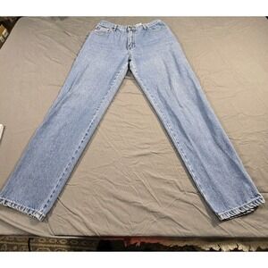 Bugle Boy Jeans For Her Straight‎ Leg Size 12 Vintage Light Wash